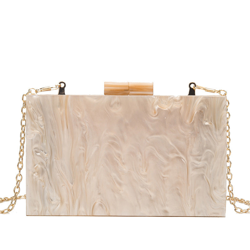 Acrylic Sequin Clutch Bag for Weddings and Parties