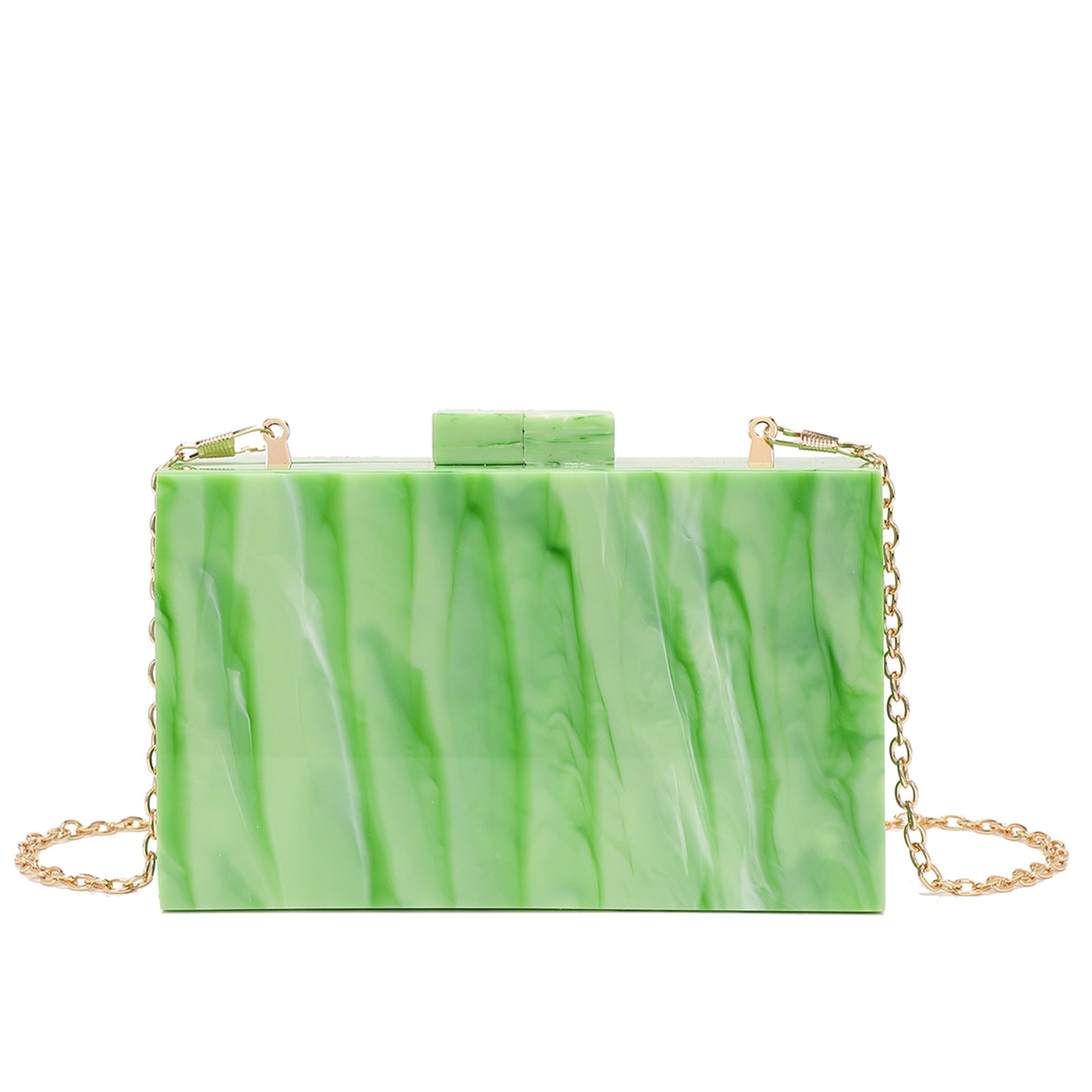 Acrylic Sequin Clutch Bag for Weddings and Parties