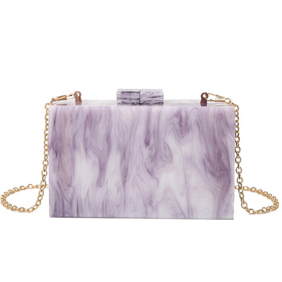 Acrylic Sequin Clutch Bag for Weddings and Parties