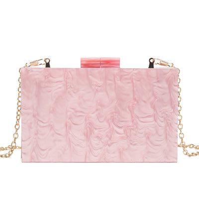Acrylic Sequin Clutch Bag for Weddings and Parties