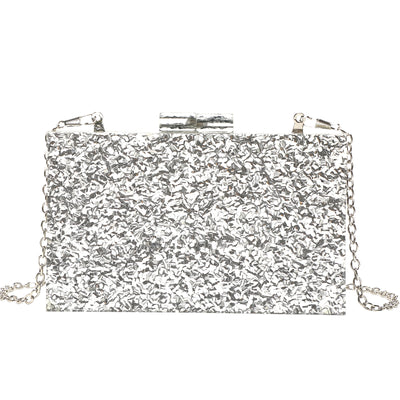 Acrylic Sequin Clutch Bag for Weddings and Parties