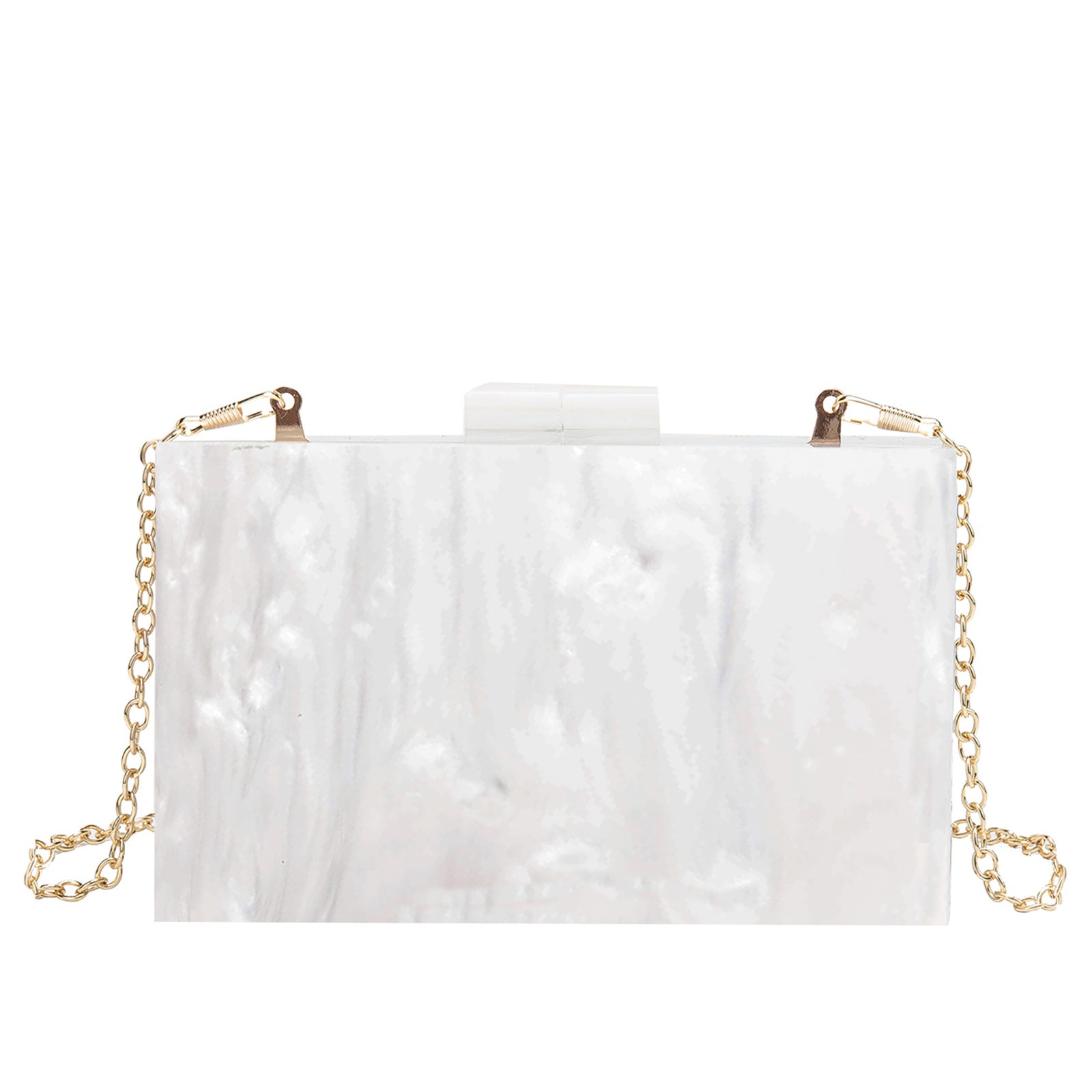 Acrylic Sequin Clutch Bag for Weddings and Parties