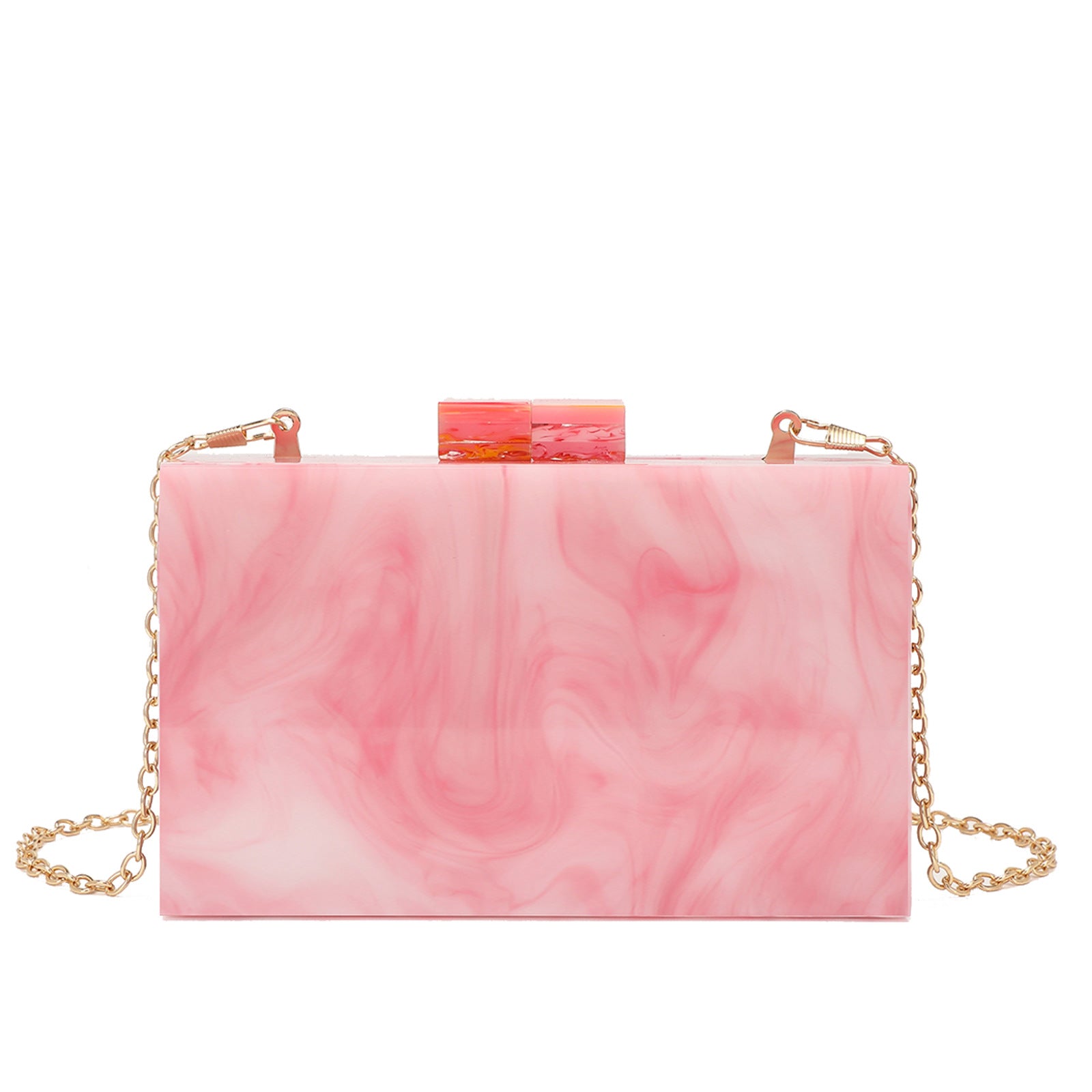 Acrylic Sequin Clutch Bag for Weddings and Parties