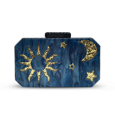Fashion Star Moon Octagonal Dinner Party Dress Bag