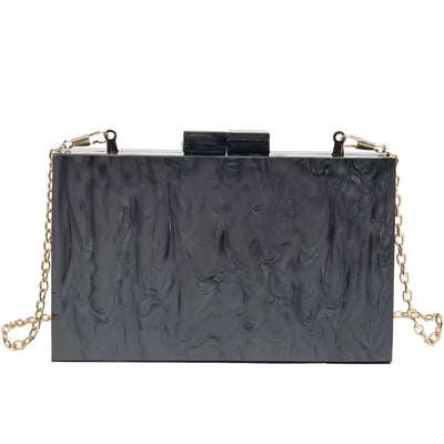 Acrylic Sequin Clutch Bag for Weddings and Parties