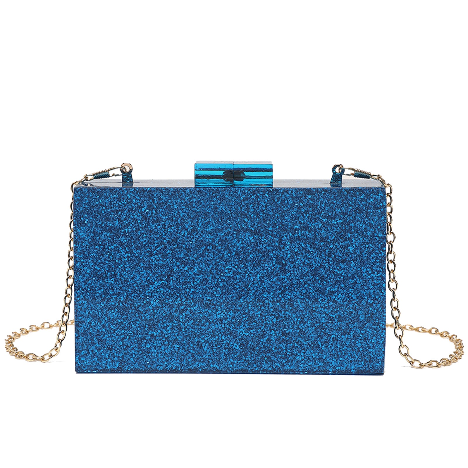Acrylic Sequin Clutch Bag for Weddings and Parties