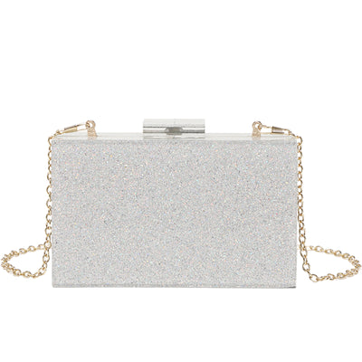 Acrylic Sequin Clutch Bag for Weddings and Parties