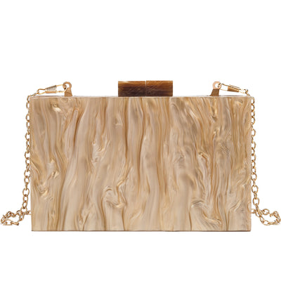 Acrylic Sequin Clutch Bag for Weddings and Parties